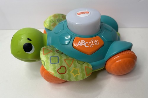 Fisher-Price Linkimals Sit-to-Crawl Sea Turtle, Light-up Musical Crawling Toy 