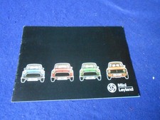 Original British Leyland Mini Full Line Brochure Dutch Text Publication Li105