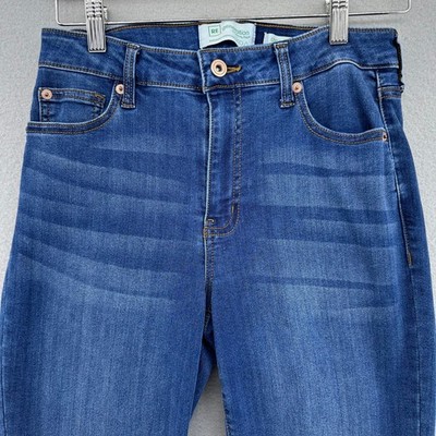 RE Generation by Celebrity Pink Conscious Blue Jeans SZ 7 27x25 Whiskers Preppy