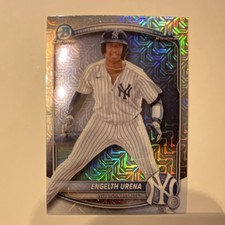2025 Bowman Chrome BCP-16 Engelth Urena Mojo Refractor Yankees RC