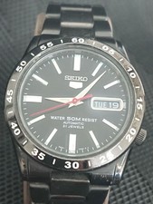 Seiko 5 SNKE03K1 Automatic Watch Men’s 37mm Black Lightning Unisex Used