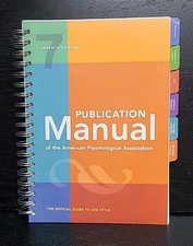 Publication Manual OFFICIAL 7th Edition of th...