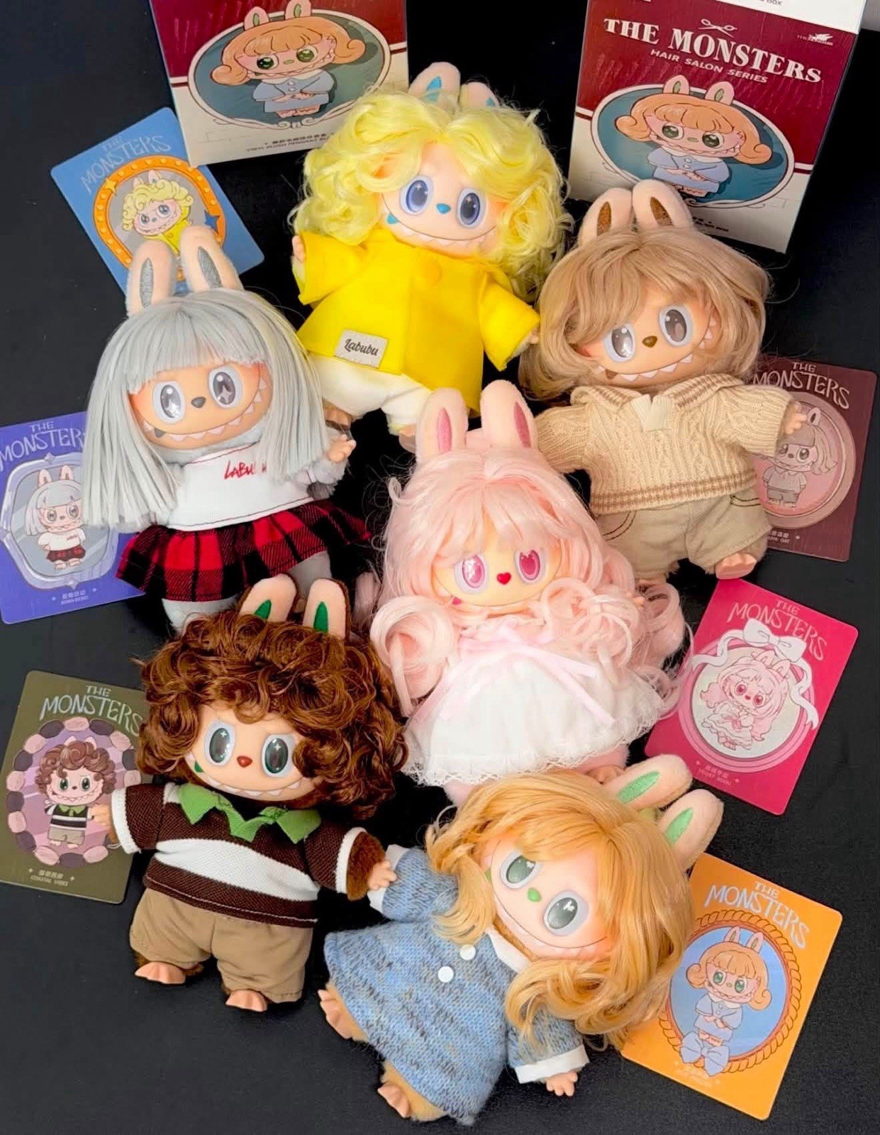 Pop Mart Labubu The Monsters Hair Salon Series Vinyl Plush Pendant Us Seller