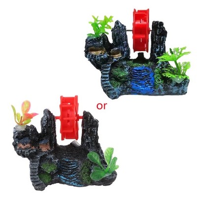 Aquarium Mountain Ornament Stone Cave Hideout Landscape Small Resin Decoration