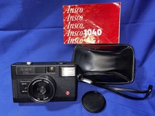 Vintage Ansco 1040 35mm Camera Case  Instruction Booklet, f/4 38mm Lens