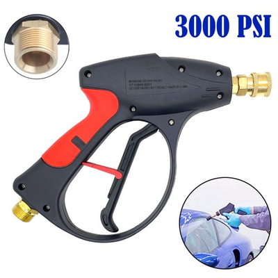 #ad 1 4quot; High Pressure Washer Gun 3000 PSI Car Wash Foam Spray Short Wand NO Nozzles $15.90