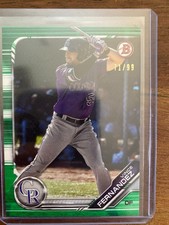 2019 Bowman Vince Fernandez Refractor 71/99 Colorado Rockies