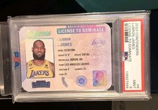 Lebron James 2023 Contenders License To Dominate! PSA 9