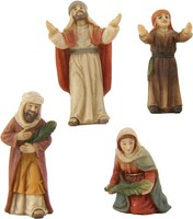 Krippenfiguren Set 5 Cm Passionsfiguren Polyresin Einzugserweiterung