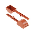 2x Lego Catapult 1x8 Dark Orange Brick Slingshot Shovel Castle 6152354 30275