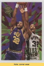 1995-96 Fleer Ultra Power Gold Medallion Edition Karl Malone #5 HOF READ 0e7
