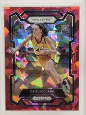 2024 Panini Prizm Draft Picks Caitlin Clark #57 Red Ice Prizm Variations (RC)