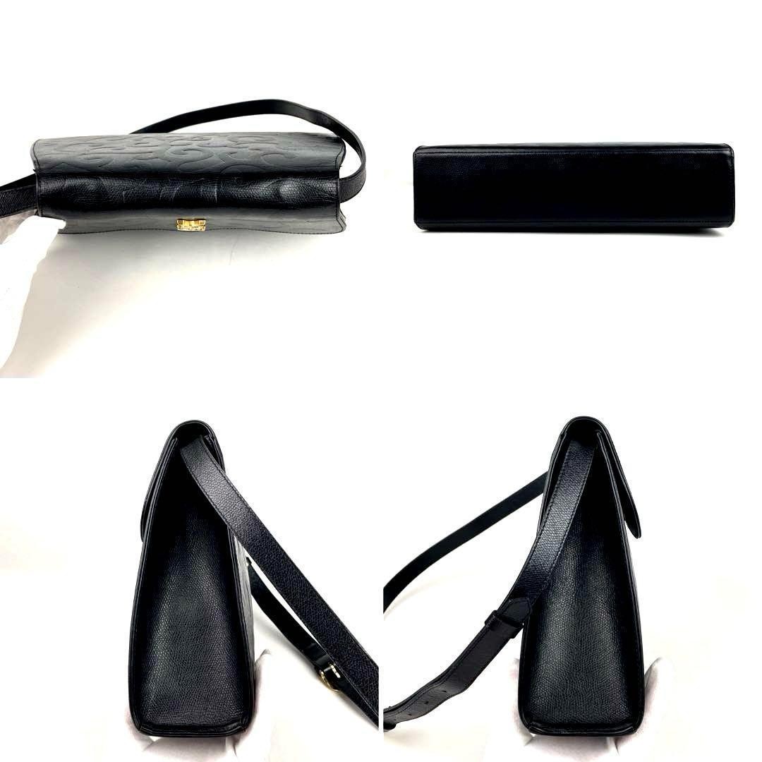 Borsa a tracolla Yves Saint Laurent in pelle nera autentica