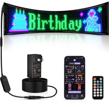 Vdikks 378 Programmable Led Scrolling Sign Remote 12V Huge Bright Flexible