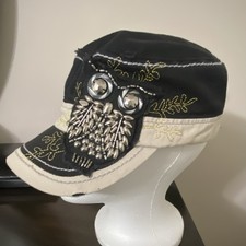 Something Special Black/White Owl Embroidered...