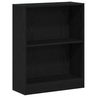 BüCherregal Schwarz Eichen-Optik 60X24X76 Cm Holzwerkstoff Standregal