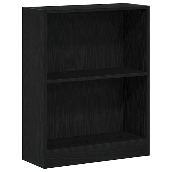 BüCherregal Schwarz Eichen-Optik 60X24X76 Cm Holzwerkstoff Standregal-image