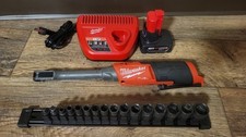 Milwaukee 3050-20 M12 FUEL 12V INSIDER Extended Reach Box Ratchet, 6.0Ah Battery