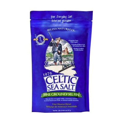 Fine Ground Natural Mineral Salt Cooking Baking Seasoning 0.5 lb Resealable Bag