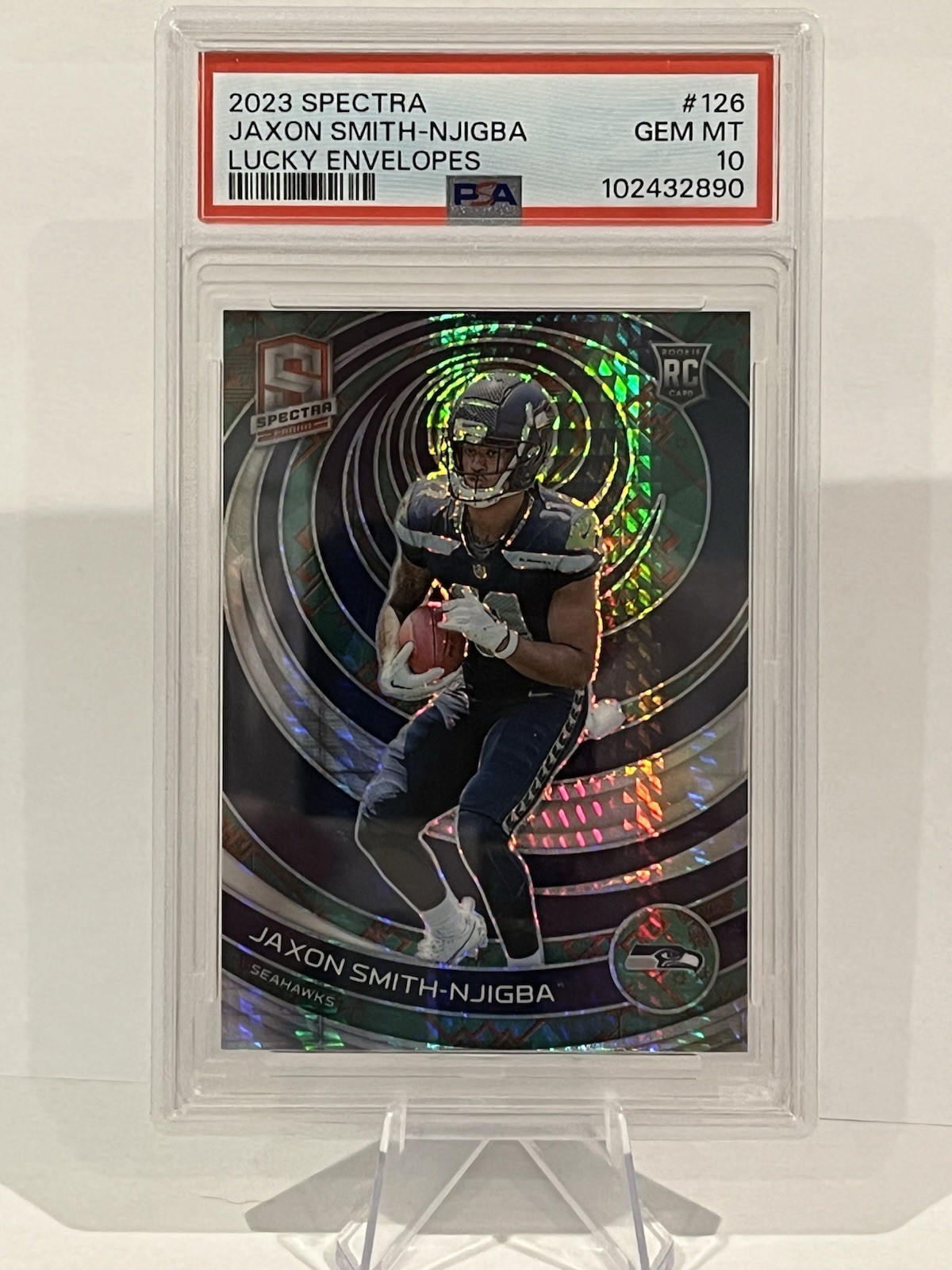 Jaxon Smith-Njigba Panini Spectra #126 Lucky Envelopes