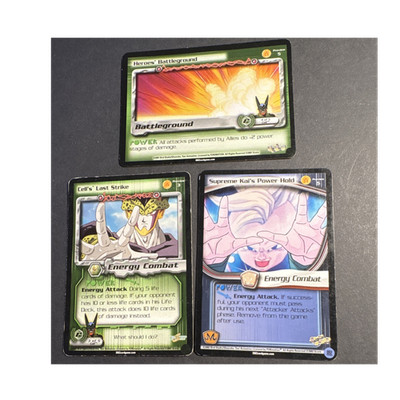 Score DBZ CCG Cell Supreme Kai Preview cards rare