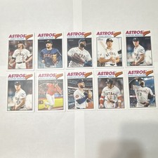 Topps Heritage Houston Astros Baseball Card Lot 10 Cards Altuve Alvarez Hader