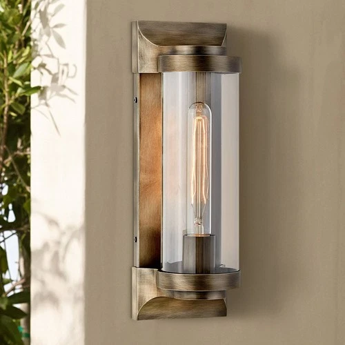 Hinkley Pearson 14"H Burnished Bronze Outdoor Wall Light - Picture 1 of 3