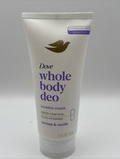 Dove Whole Body Aluminum-Free Invisible Cream Deodorant Coconut  Vanilla 2.5oz