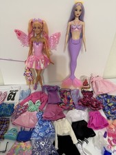 Barbie Color Change Fairy Doll Reveal Mermaid...
