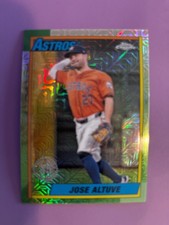 2025 Topps Silver Packs Series 1 1990 Topps Chrome Jose Altuve #T90C-79 Astros