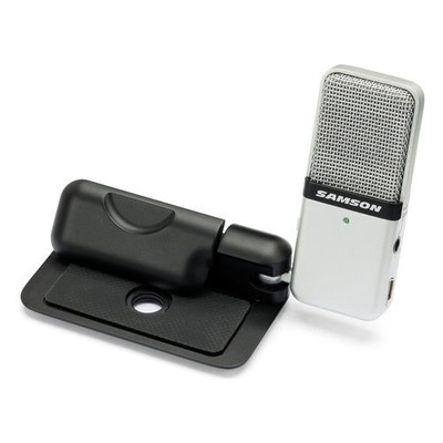 USB Mikrofon Samson Go Mic SAGOMIC Silber