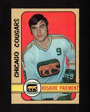 1972-73 ROSAIRE PAIEMENT #333 NM OPC ** SCARCE Hi # Cougars Star WHA Hockey Card