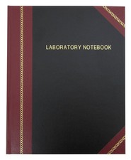 BookFactory Lab Notebook Laboratory Notebook - Professional Grade - 96 Pages,