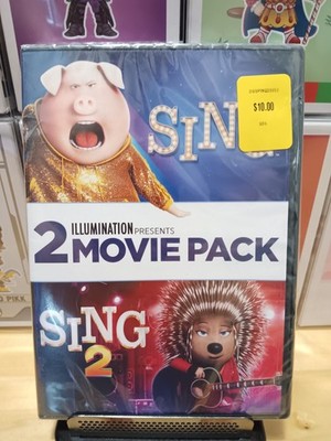 Sing & Sing 2 Movie Pack DVD, NEW / SEALED