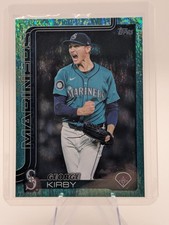 2025 Topps Series 2 George Kirby #468 Aqua Sand Glitter- Mariners Color Match! 