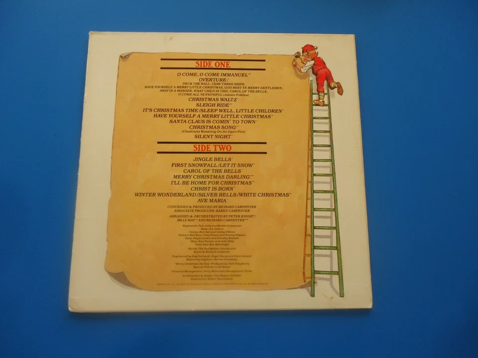 Carpenters Christmas Portrait LP (1978) SP-4726 - Image 2 of 4