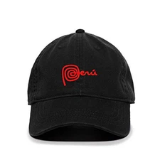 Peru Baseball Cap Embroidered Cotton Adjustable Dad Hat