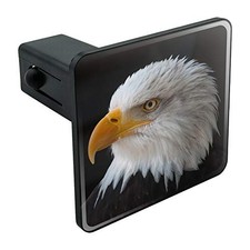 Stoic Bald Eagle Tow Trailer Hitch Cover Plug Insert 1 14 1.25 Inch Receivers
