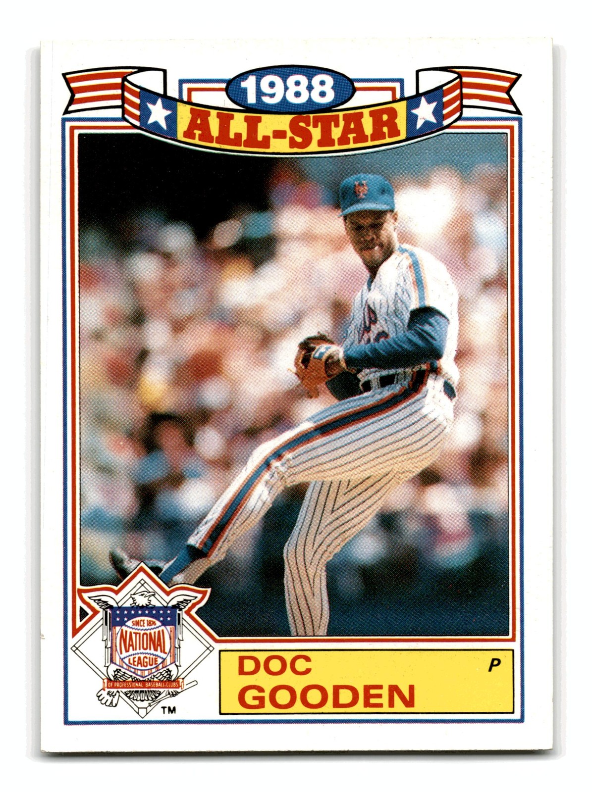 Doc Gooden 1989 Topps Glossy All-Stars #21a New York Mets NM-MINT