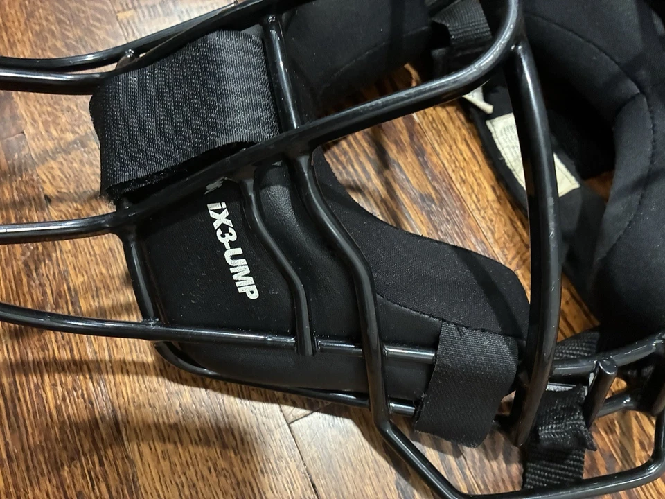 DIAMOND IX3 ALUMINUM UMPIRE MASK WITH QUIK-DRY - Image 2 of 3