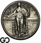 1930-S Standing Liberty Quarter, Better Date, Choice AU+