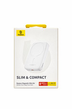 BASEUS MAGSAFE PORTABLE CHARGER 6000MAH WIRELESS MAGNETIC POWER BANK WHITE