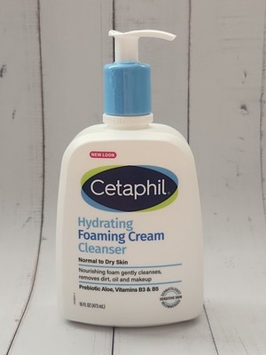 Cetaphil Hydrating Foaming Cream Cleanser, 16 fl oz, FREE SHIPPING