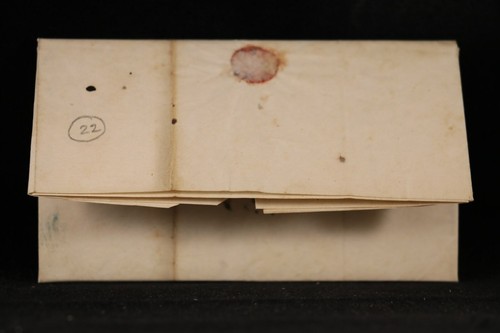 Vermont: Cambridge 1846 Stampless Cover, Ms, 5c Rate to Fletcher - Picture 2 of 4