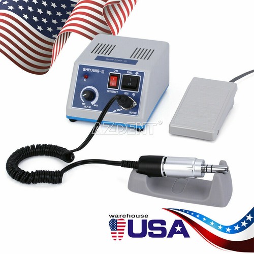Dental Lab Electric Micromotor Polishing Unit+Motor Handpiece Polishers Kit - Picture 19 of 42