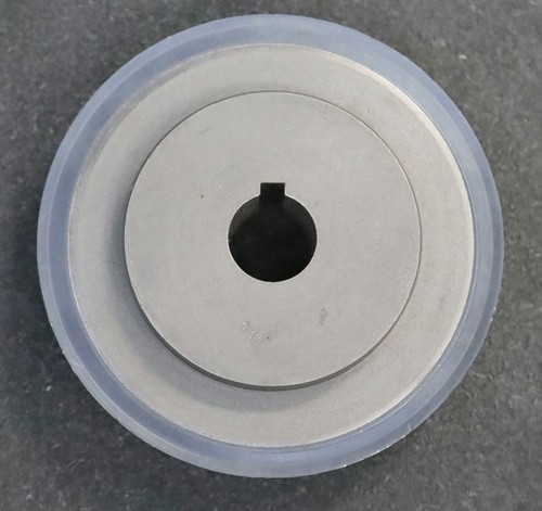 Stahl Zahnscheibe Pulley mit beidseitiger Bordscheibe 44-8M-20 Profil: 8M Z=44 - Bild 2 von 8