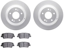 For 2015-2020 Kia Sorento Brake Pad and Rotor Kit Rear Dynamic Friction 81473ZK