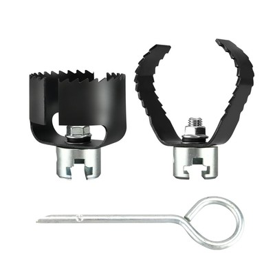 Drain Auger Attachment Set for 4''-8''Pipe Cleaning 1-3/16''(30MM) 3-Pack Spiral...