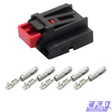 Reparatursatz Stecker 5-pol. f&uuml;r VW 5K0972705 R&uuml;cklicht Heckleuchte Sitzheizung