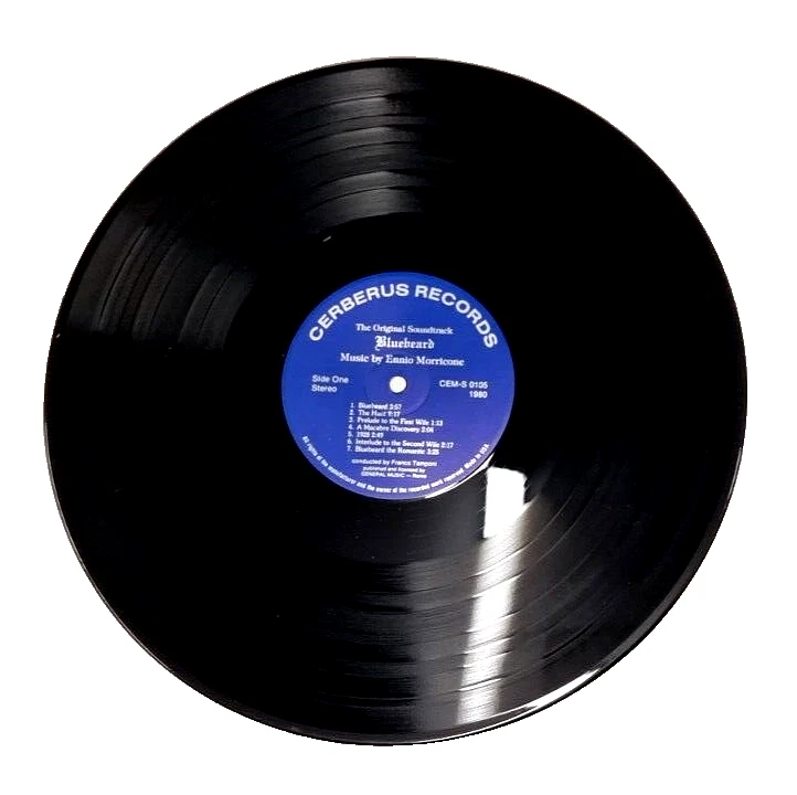 Ennio Morricone - Bluebeard (The Original Soundtrack Album) US 1st.Pr NM/MINT LP - Image 3 of 4